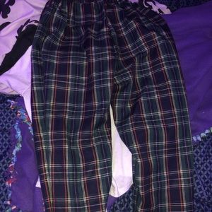 plaid pants from shein